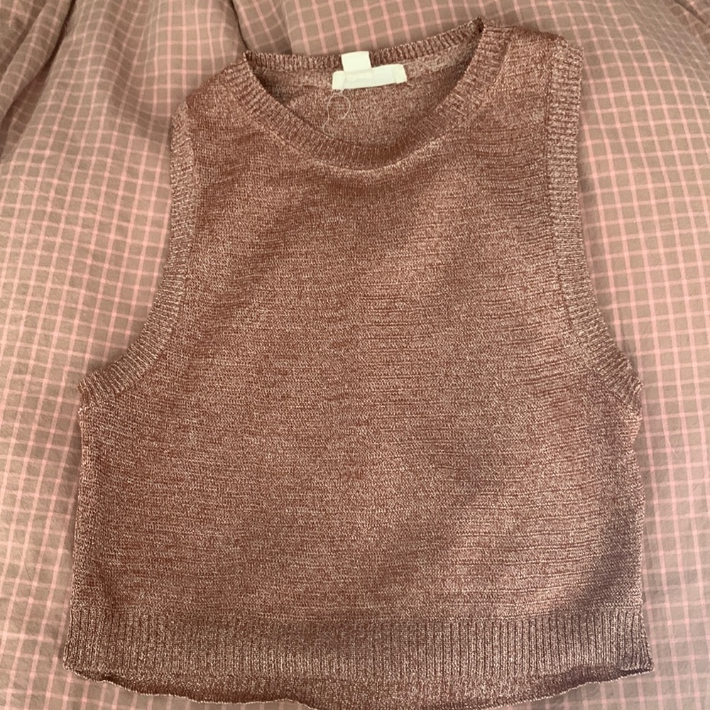 Silence & noise crop top